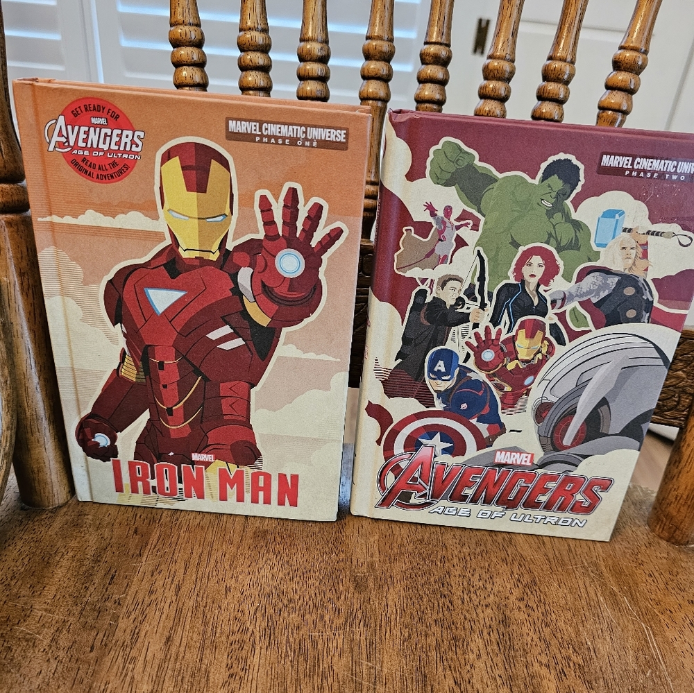 Marvel Iron Man & Avengers Book Set - Phase One and Phase Two